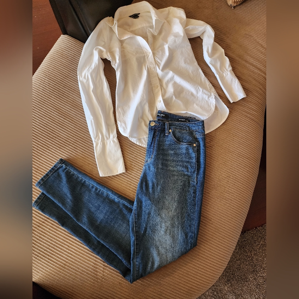 Nine West Blue Denim Jeans